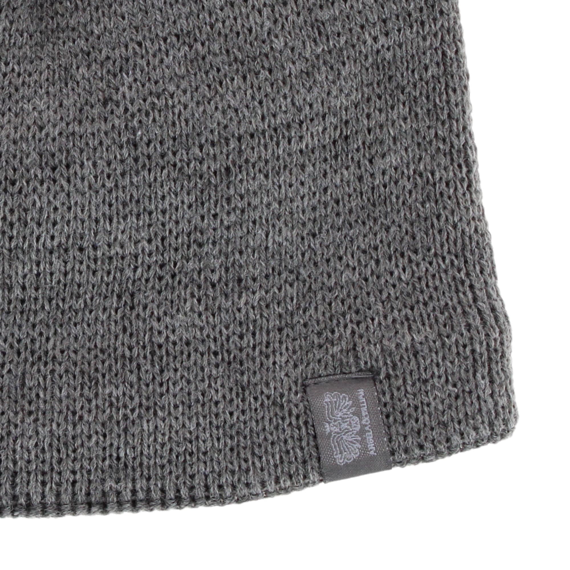 Angela & William Men's Knit Winter Beanie with Thermal Reflective Lining - Grey