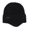 Men's Sherpa Lined Cable Knit Winter Beanie with Ear Flap