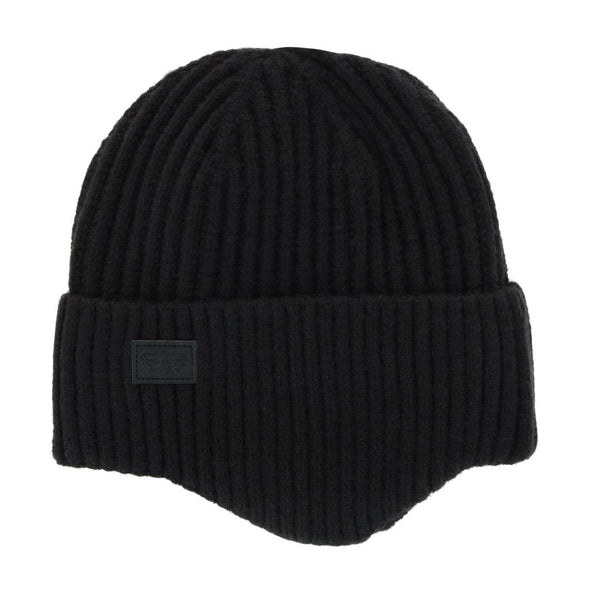 Men's Sherpa Lined Cable Knit Winter Beanie with Ear Flap