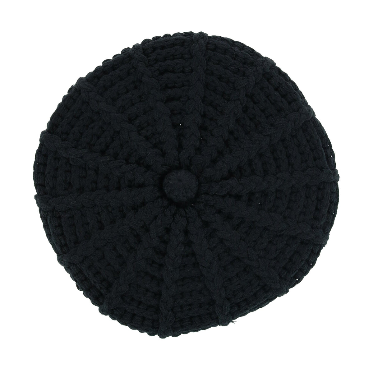 Angela & William Women's Knit Beret Hat - Black
