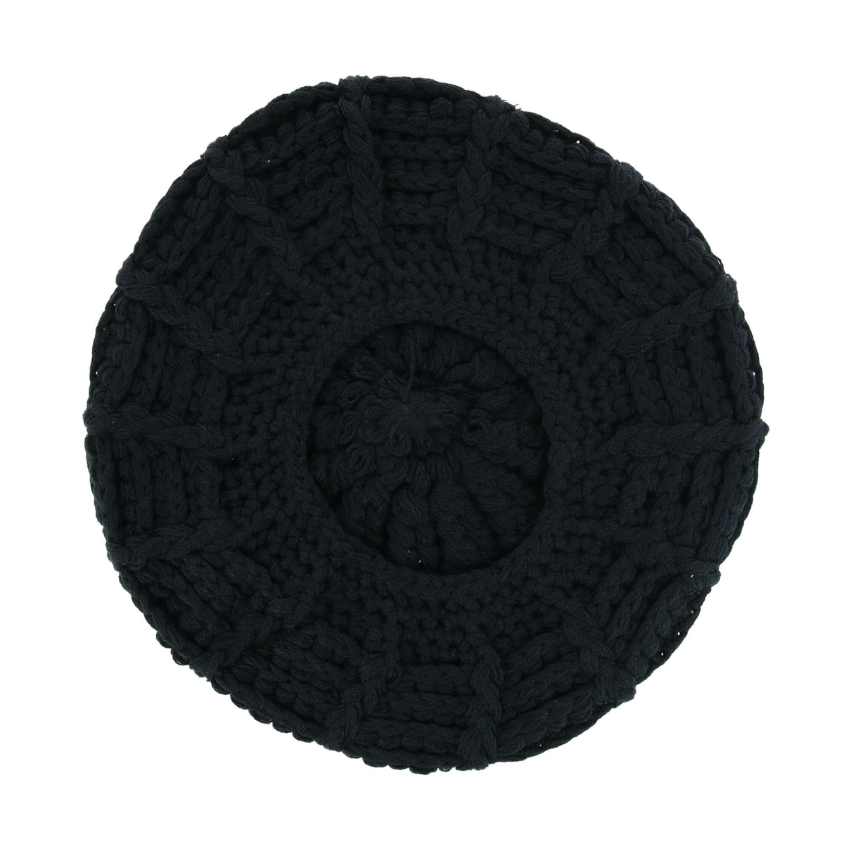 Angela & William Women's Knit Beret Hat - Black