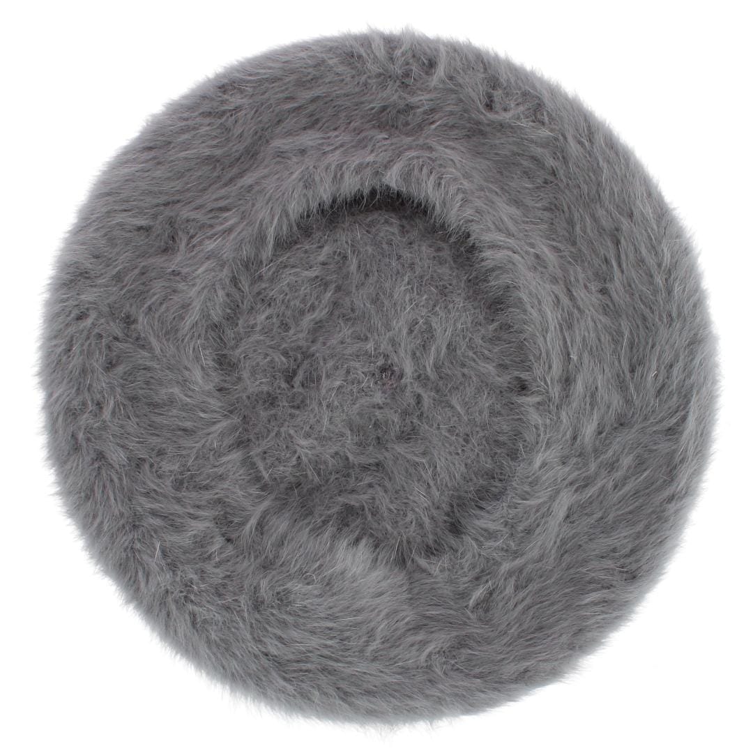 Angela & William Women's Soft Angora Beret Cap - Gray