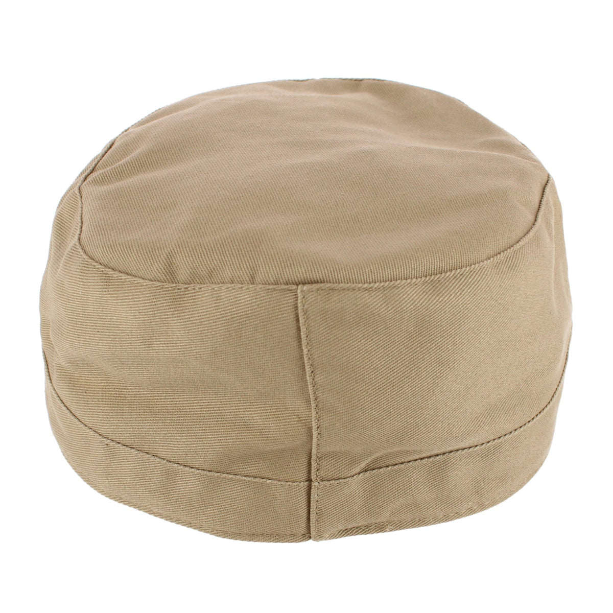 CTM® Unisex Cotton Army Cadet Hat - Khaki