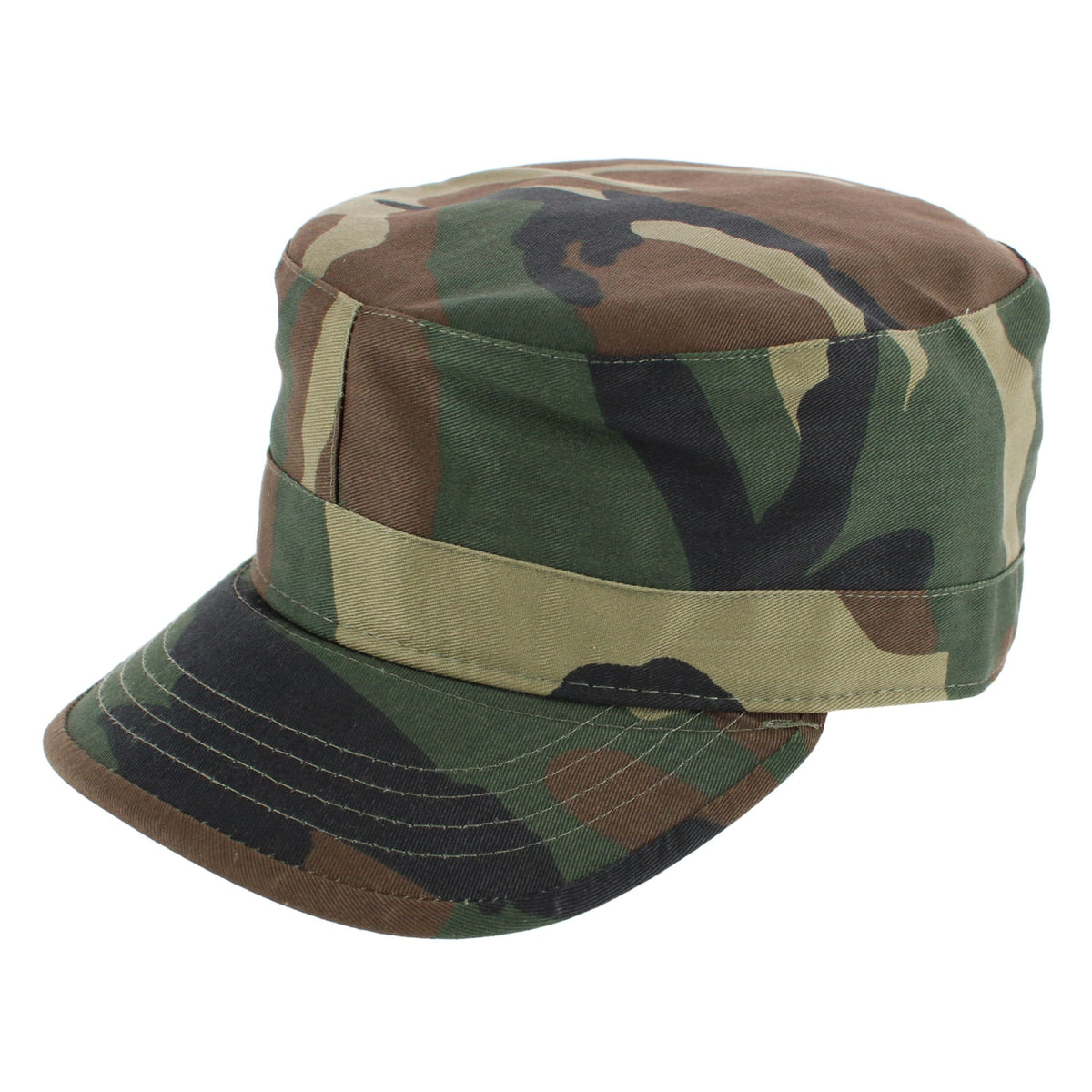 CTM® Unisex Cotton Army Cadet Hat - Unisex Cotton Army Cadet Hat