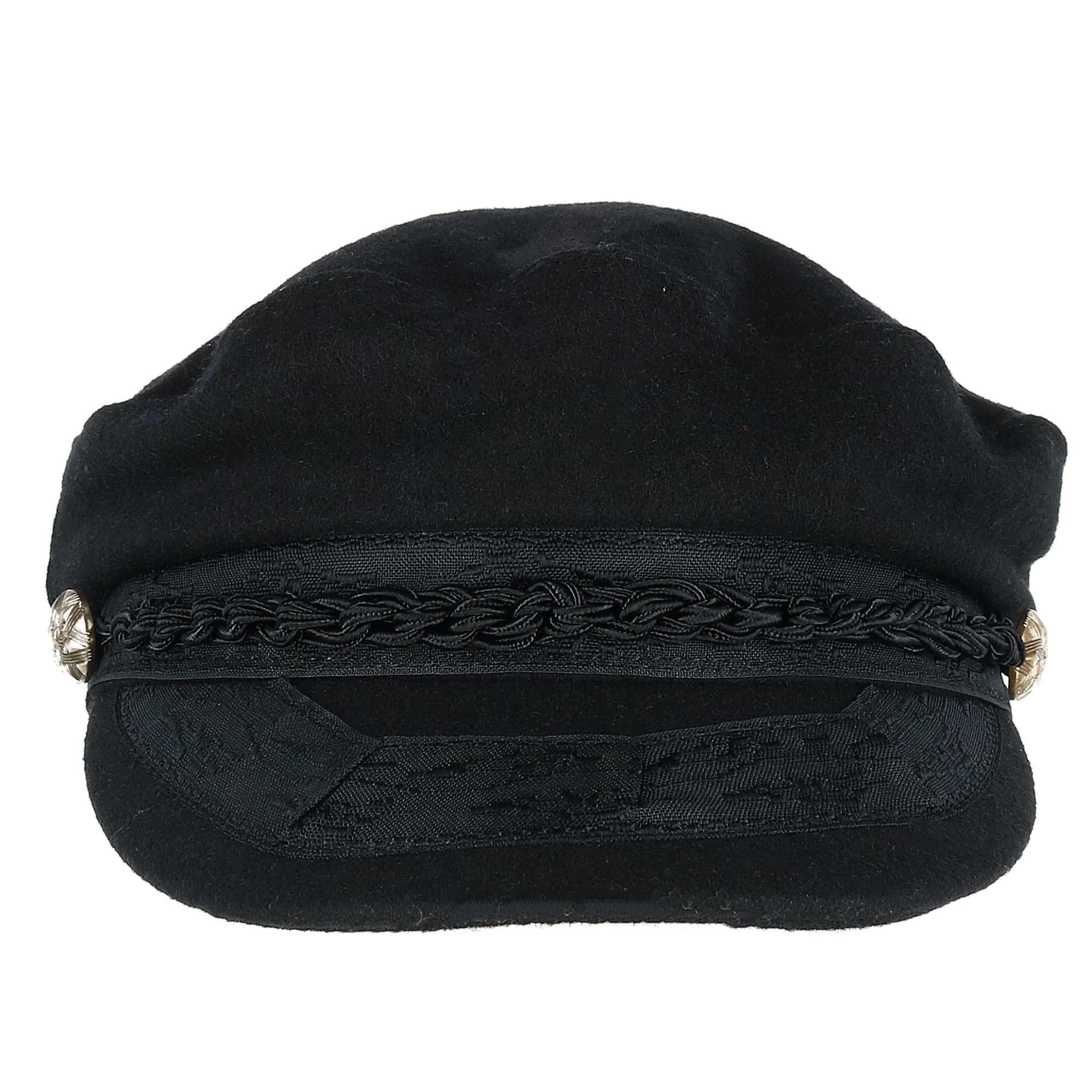 Epoch Hats Company Men's Greek Fisherman Hat with Braided Band - Black