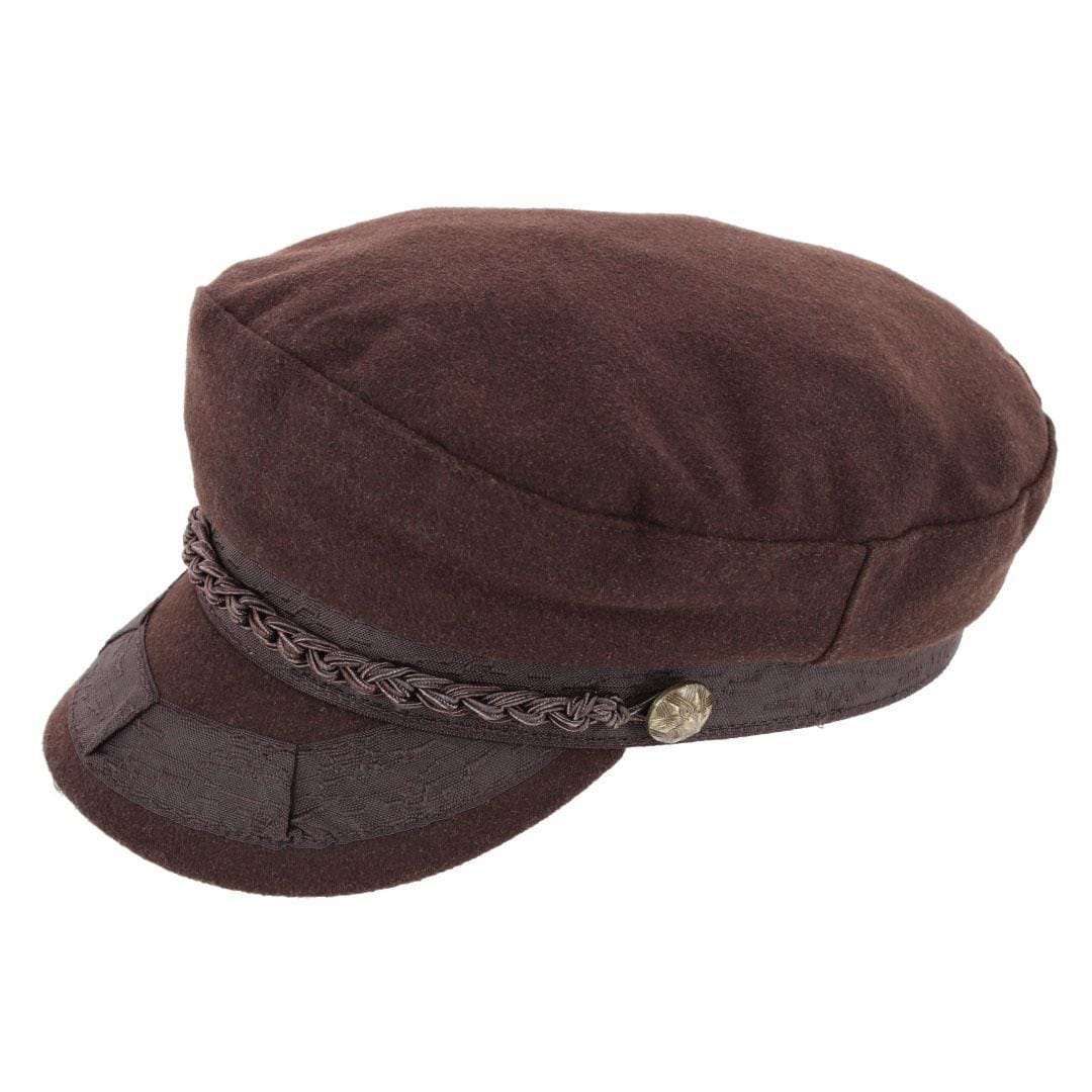 Epoch Hats Company Men's Greek Fisherman Hat with Braided Band - Brown