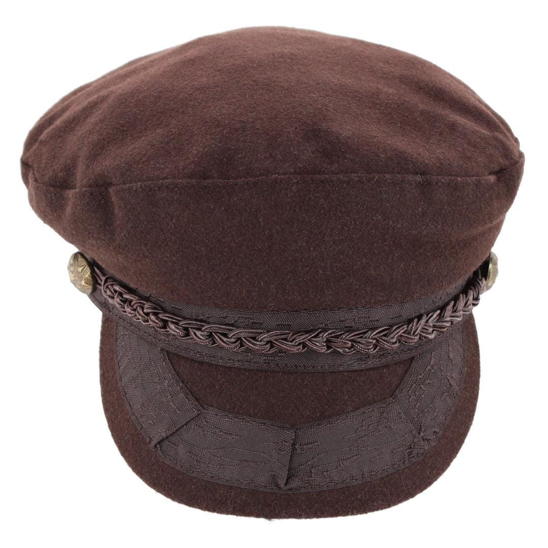 Epoch Hats Company Men's Greek Fisherman Hat with Braided Band - Brown