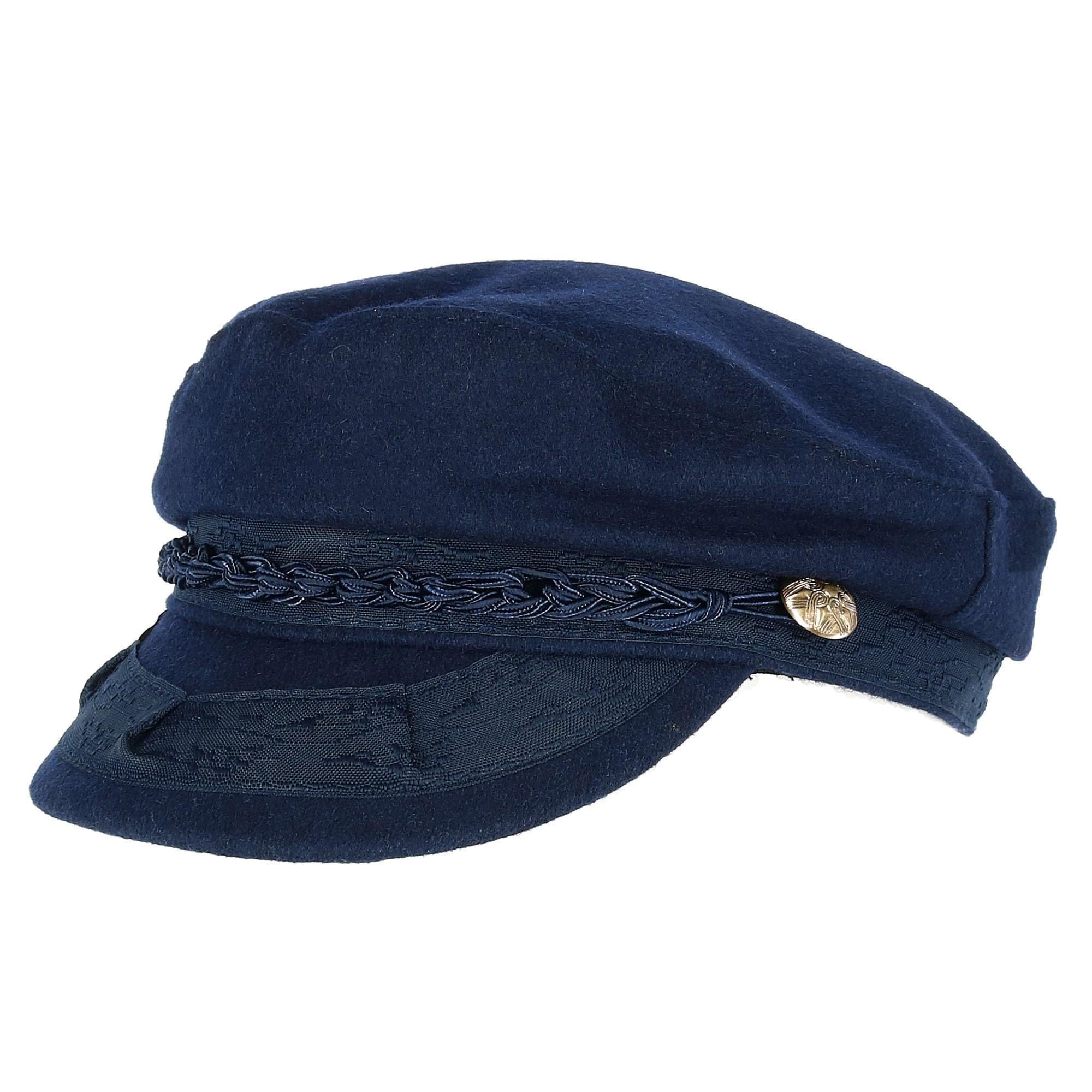 Epoch Hats Company Men's Greek Fisherman Hat with Braided Band - Navy