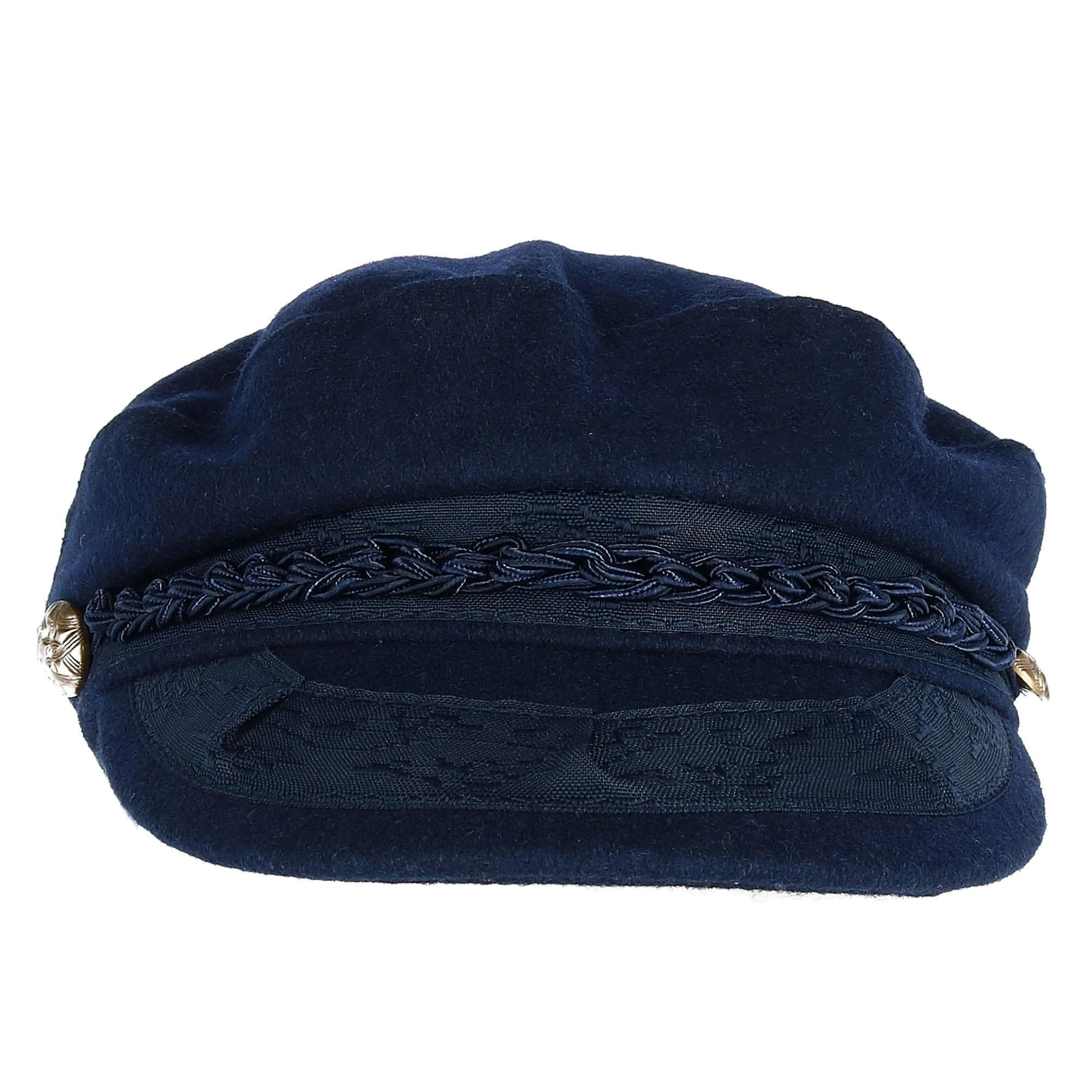 Epoch Hats Company Men's Greek Fisherman Hat with Braided Band - Navy