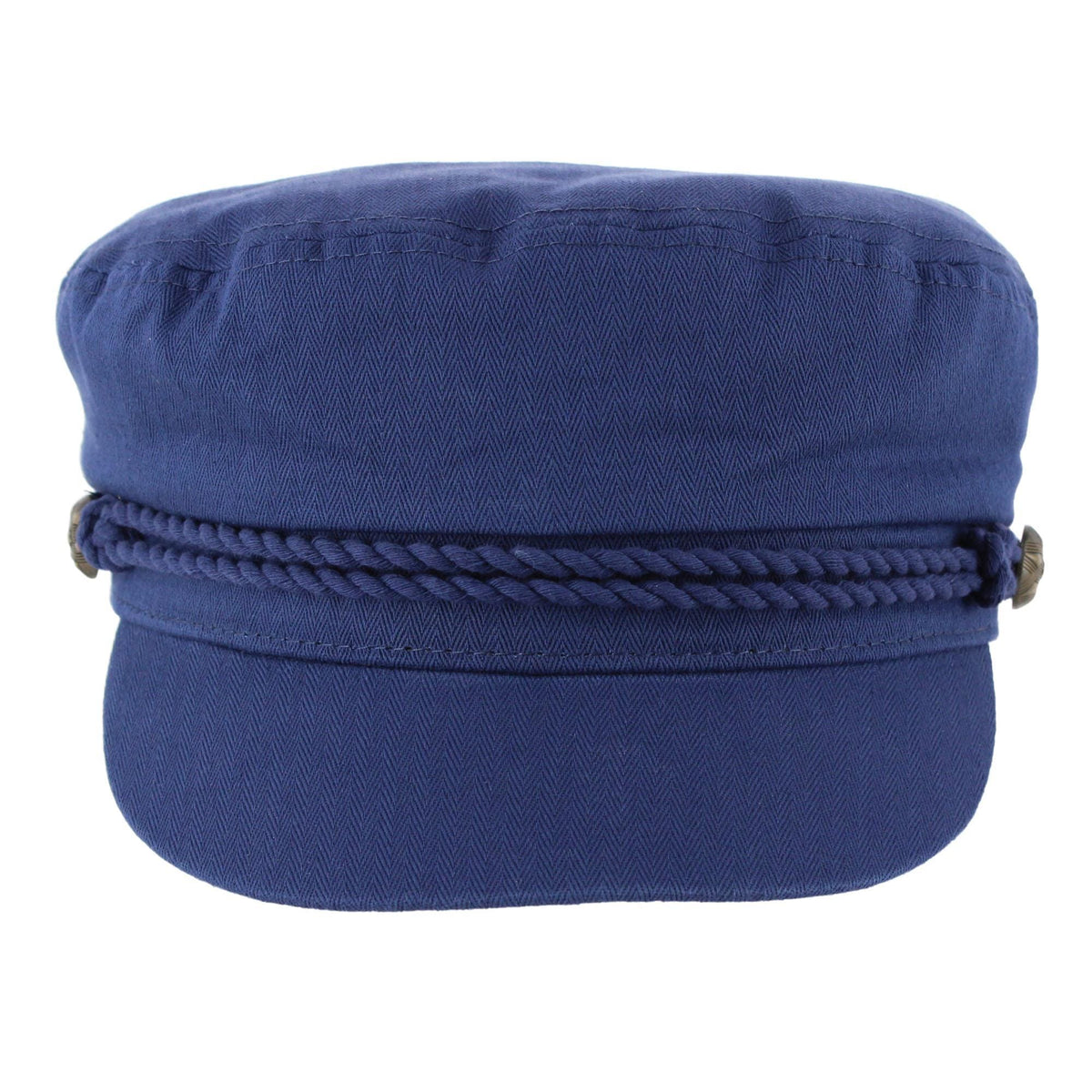 Epoch Hats Company Unisex Cotton Greek Fisherman Hat with Braided Band - Navy
