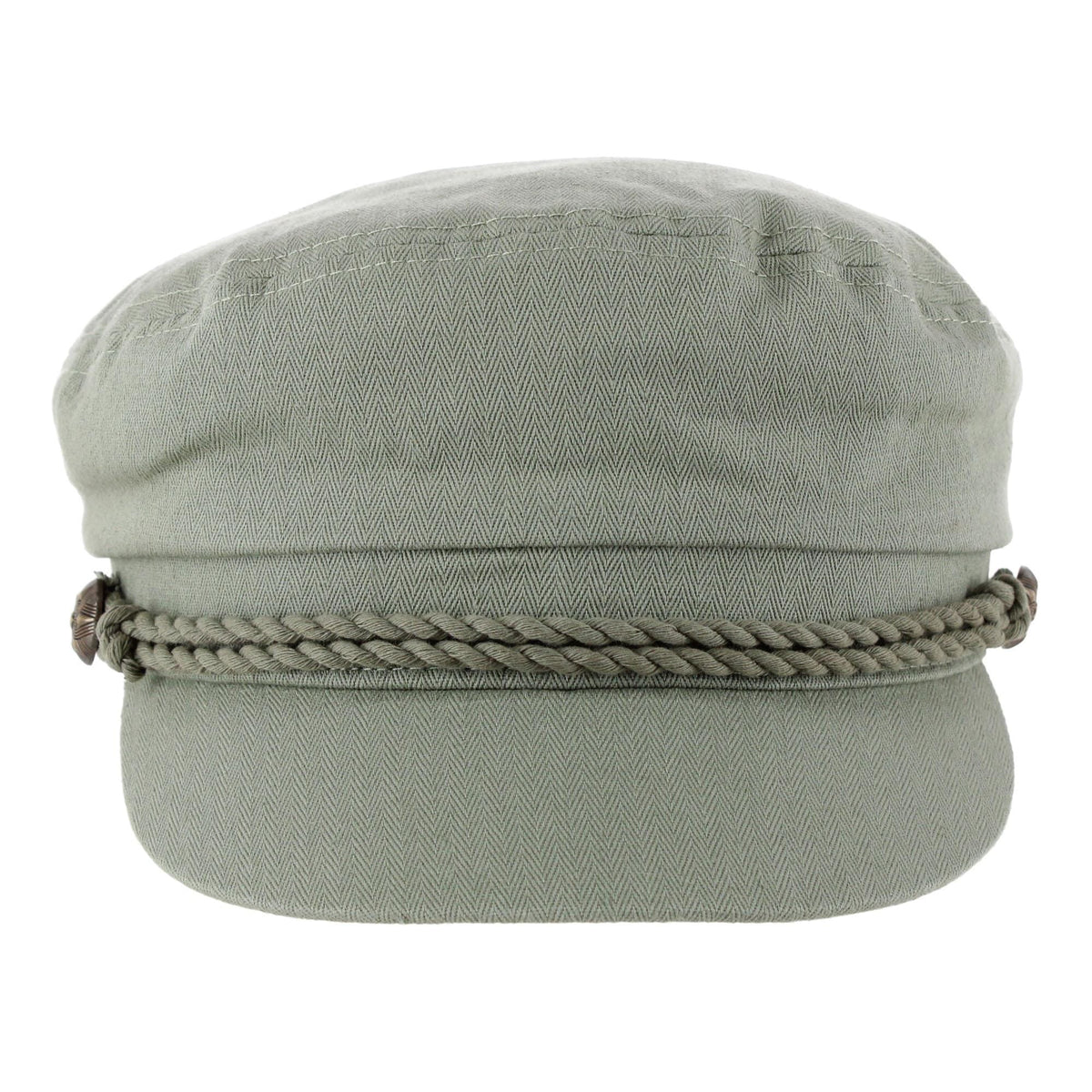 Epoch Hats Company Unisex Cotton Greek Fisherman Hat with Braided Band - Olive