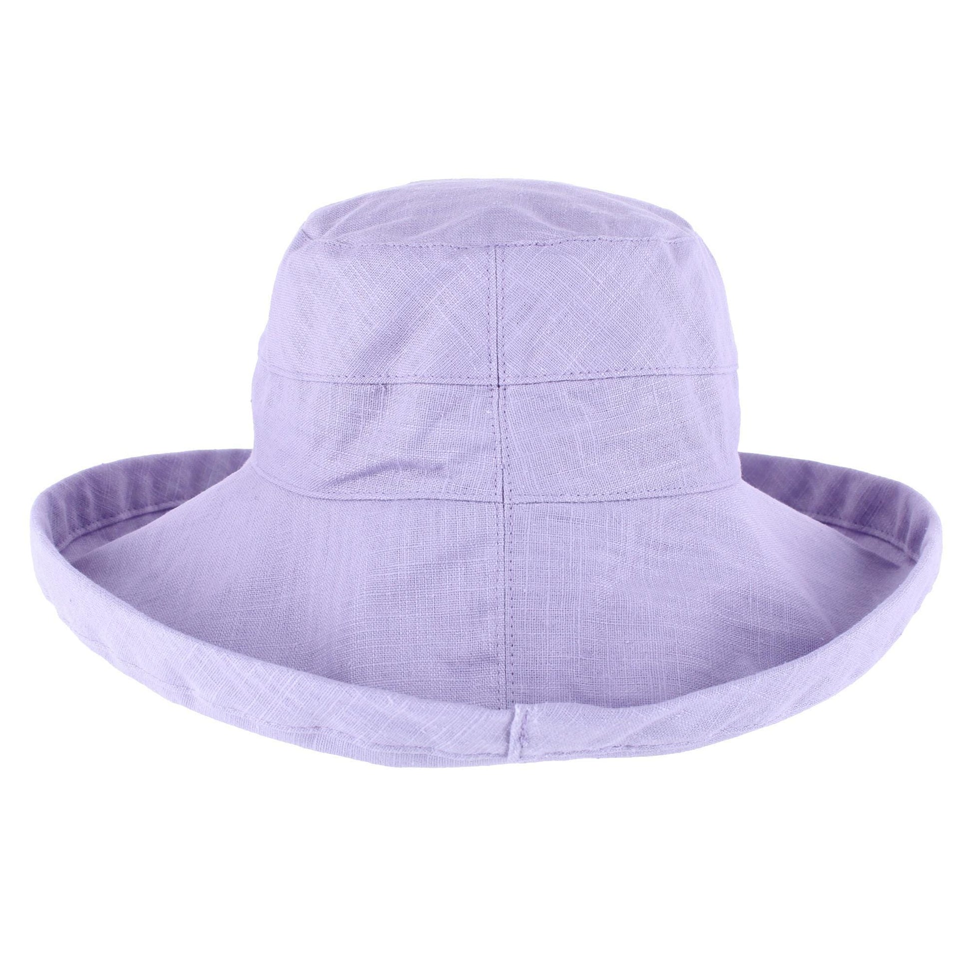 Angela & William Women's Canvas Summer Cloche Bucket Hat - Lavender