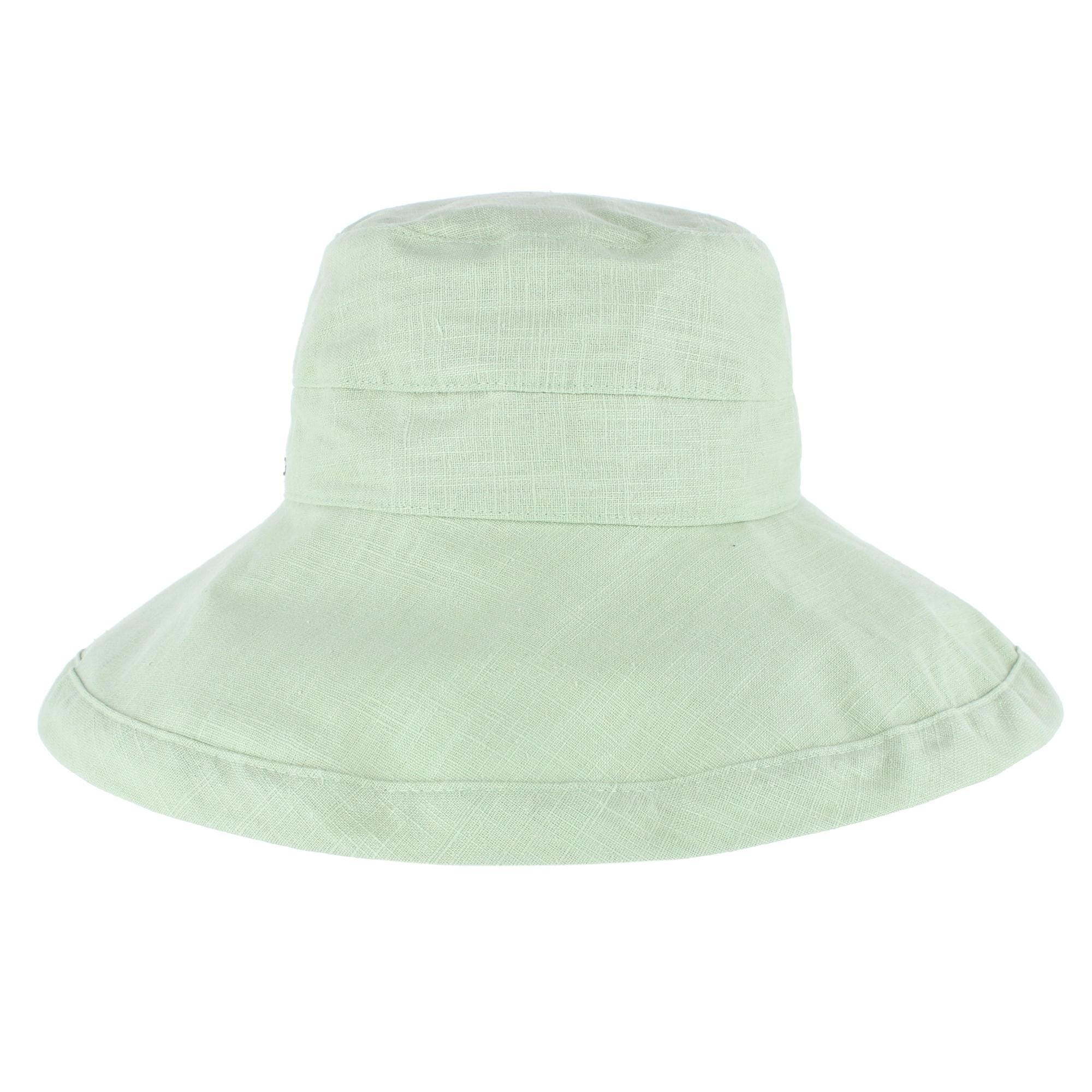 Angela & William Women's Canvas Summer Cloche Bucket Hat