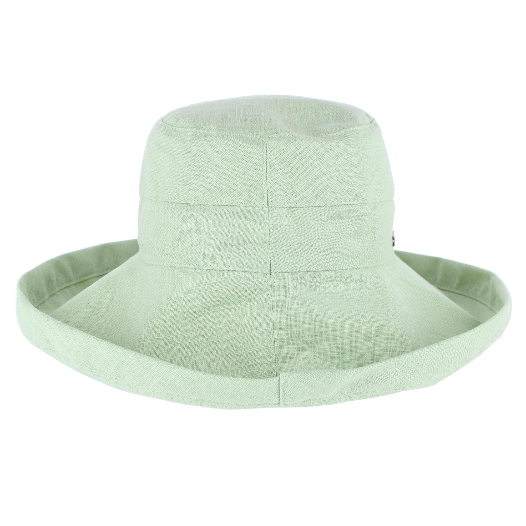 Angela & William Women's Canvas Summer Cloche Bucket Hat - Mint