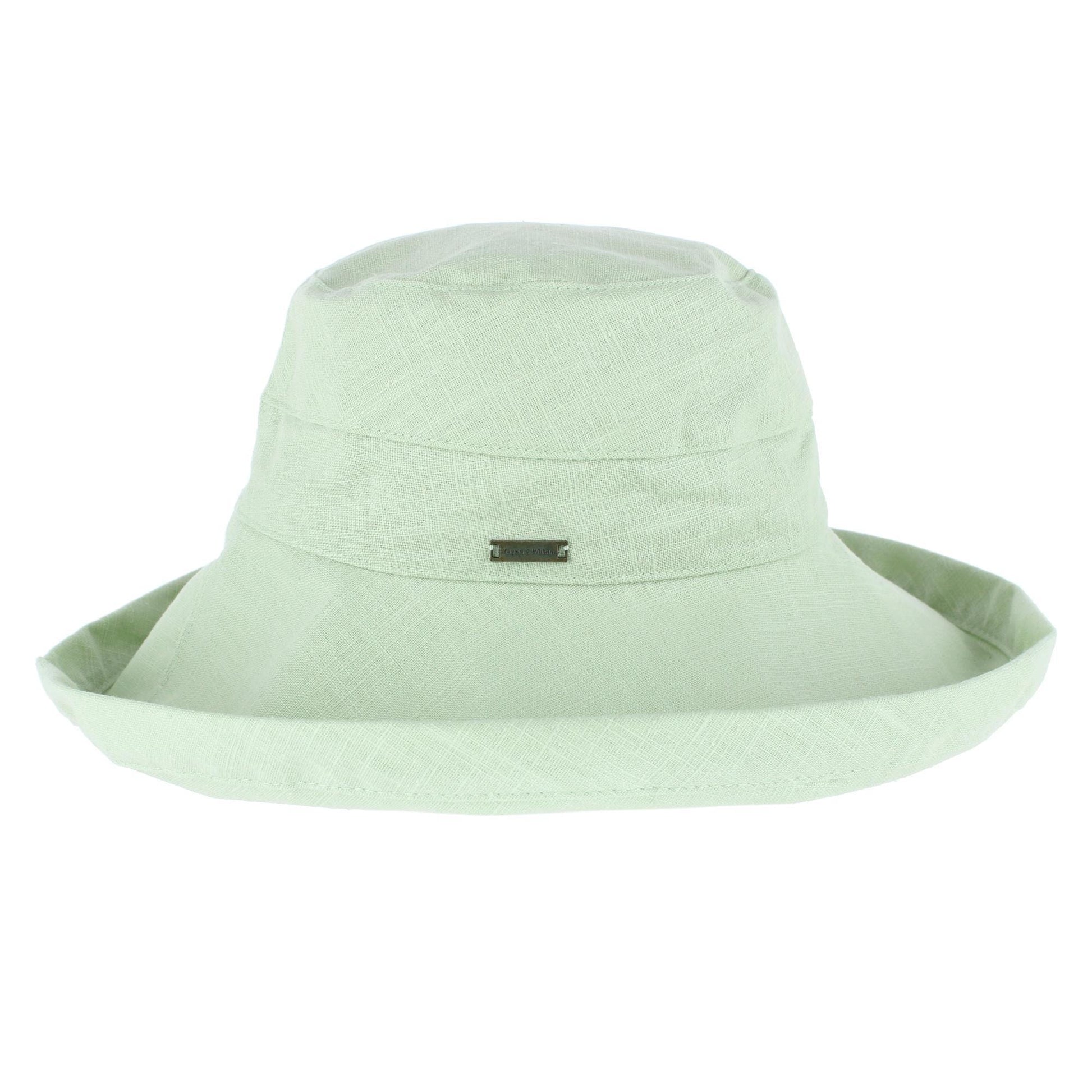 Angela & William Women's Canvas Summer Cloche Bucket Hat - Mint
