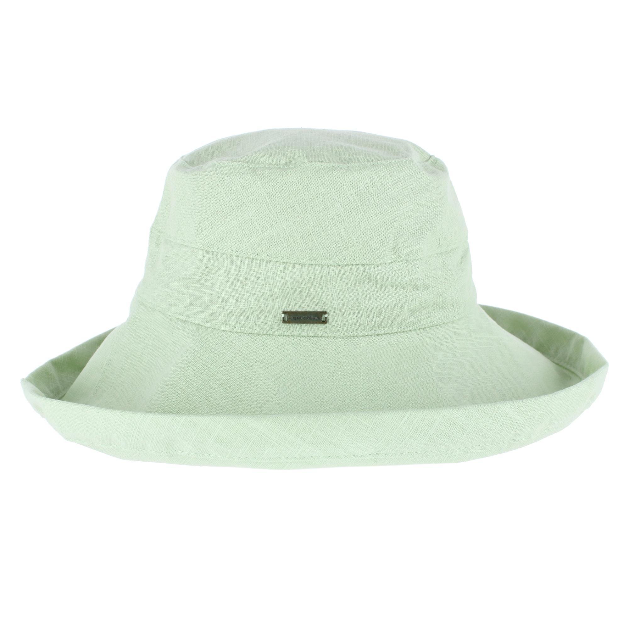 Angela & William Women's Canvas Summer Cloche Bucket Hat - Mint