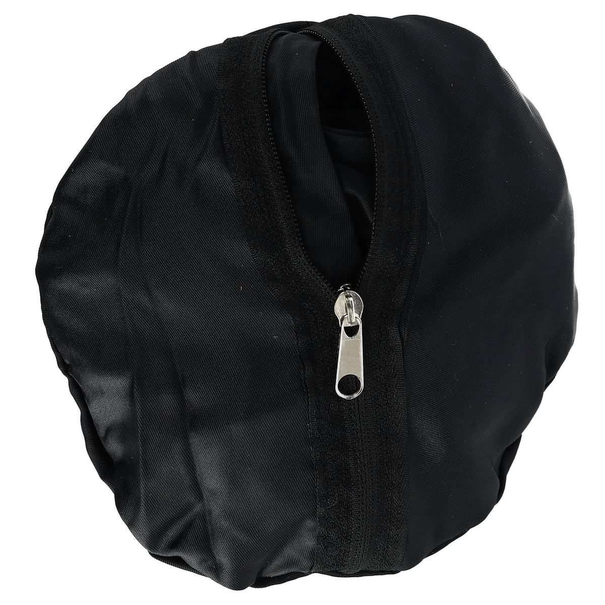 Angela & William Waterproof Packable Rain Hat with Zippered Closure - Black
