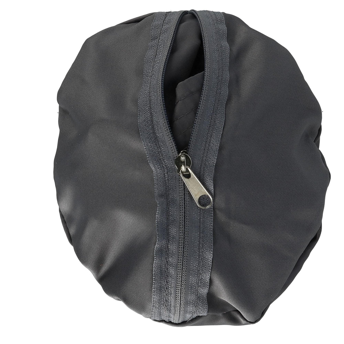 Angela & William Waterproof Packable Rain Hat with Zippered Closure - Grey
