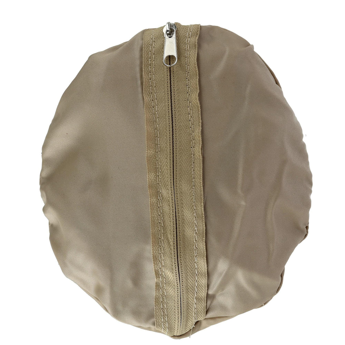 Angela & William Waterproof Packable Rain Hat with Zippered Closure - Khaki