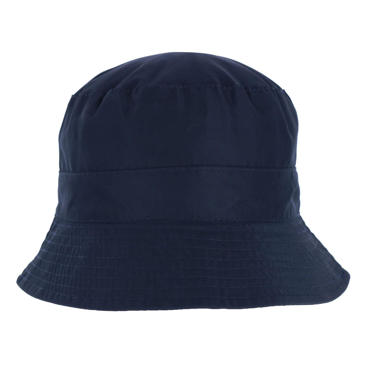 Angela & William Waterproof Packable Rain Hat with Zippered Closure - Navy