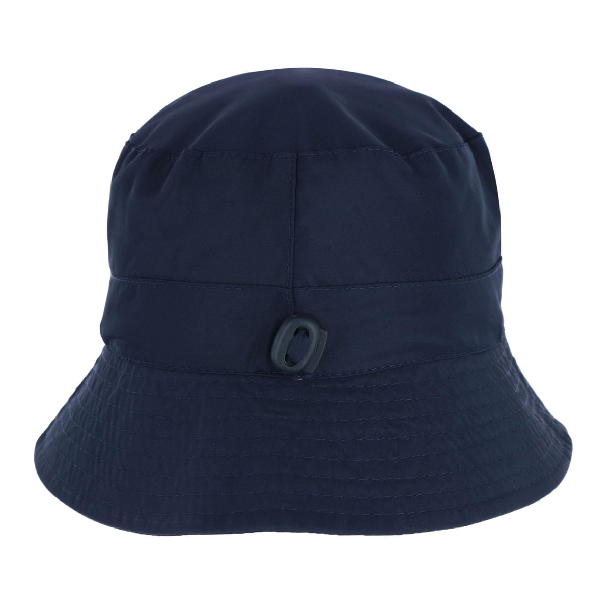 Angela & William Waterproof Packable Rain Hat with Zippered Closure - Navy