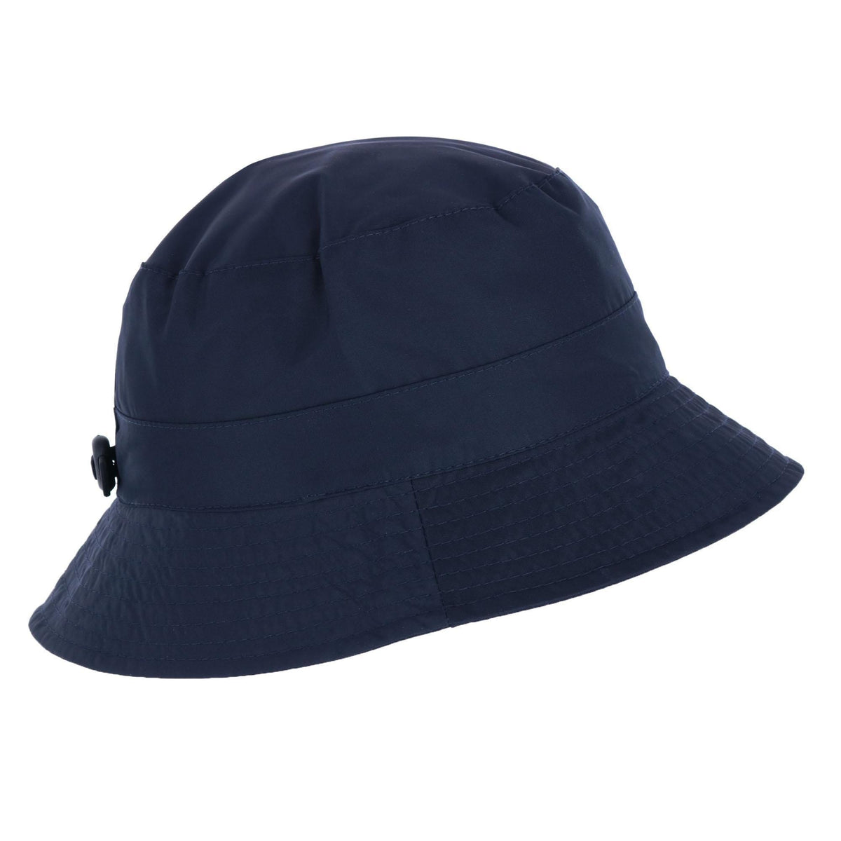 Angela & William Waterproof Packable Rain Hat with Zippered Closure - Navy