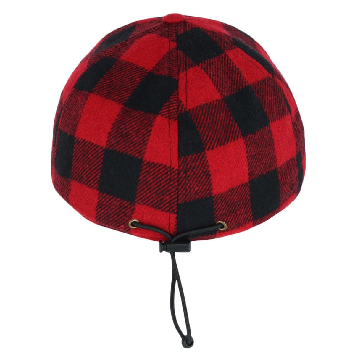 Epoch Hats Company Men's Sherpa Lined Wool Blend Earflap Baseball Cap - Buffalo Check