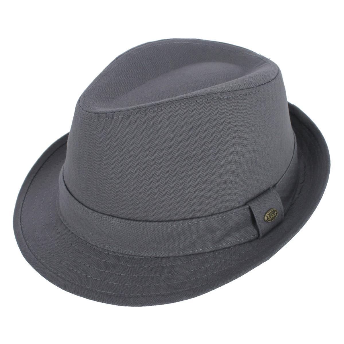 Men's Cotton Denim Fedora Hat