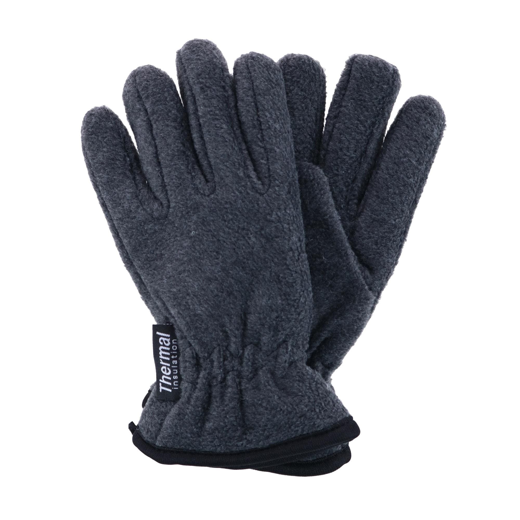 CTM® Kids' One Size (5-10) Winter Fleece Glove - Gray