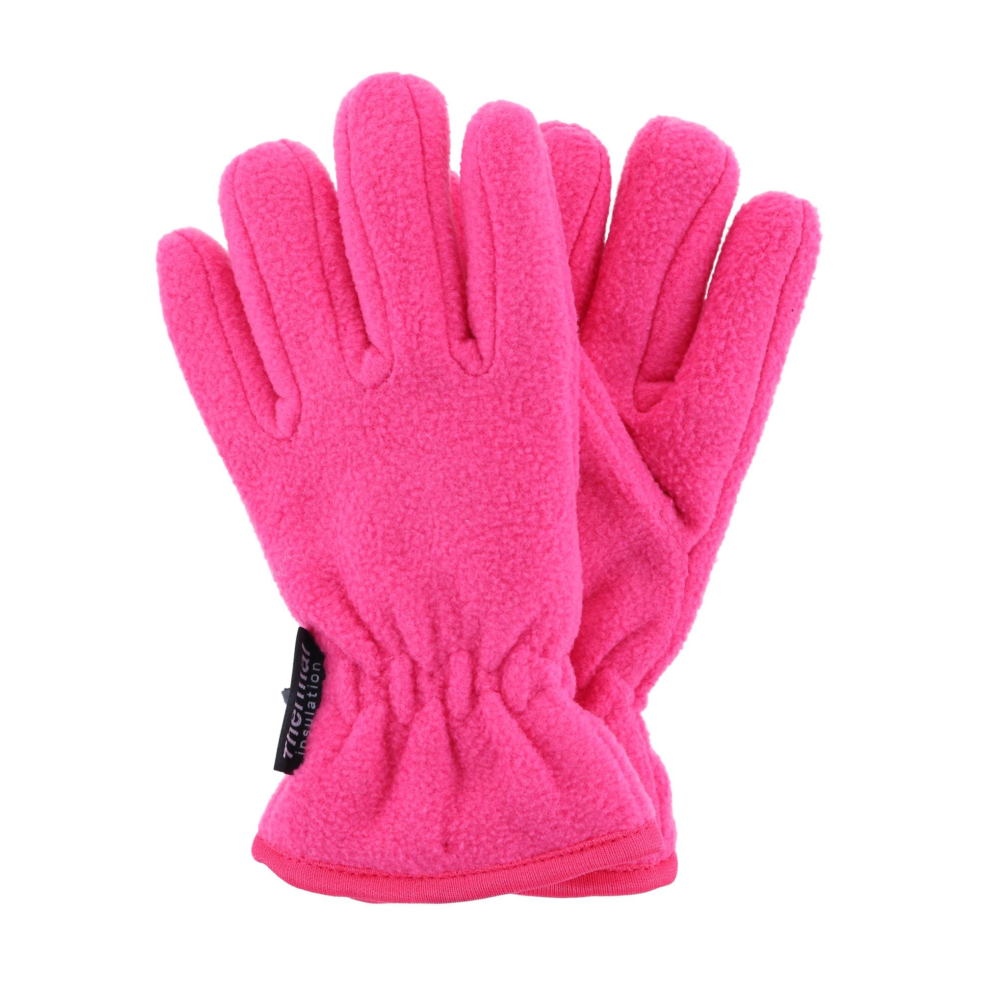 CTM® Kids' One Size (5-10) Winter Fleece Glove - Pink
