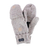 Women's Wool Blend Winter Convertible Fingerless Glove to Mitten