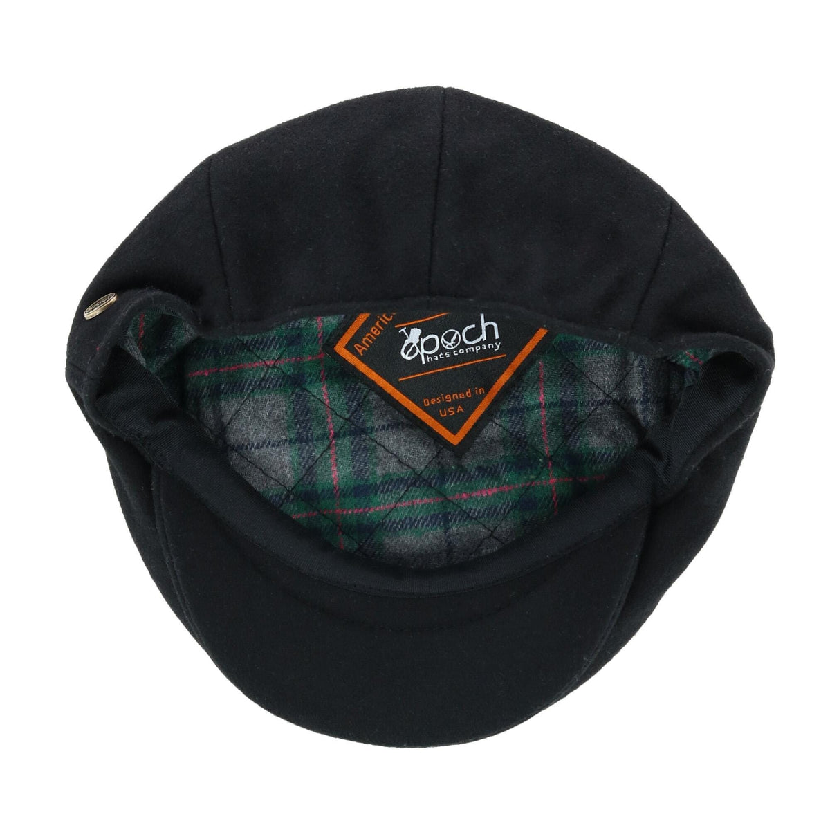 Epoch Hats Company Men's Wool Blend Ivy Cap - Black