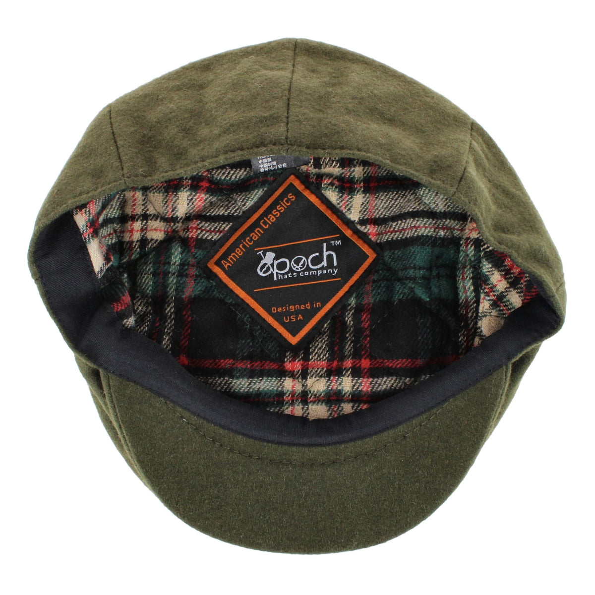 Epoch Hats Company Men's Wool Blend Ivy Cap - Olive