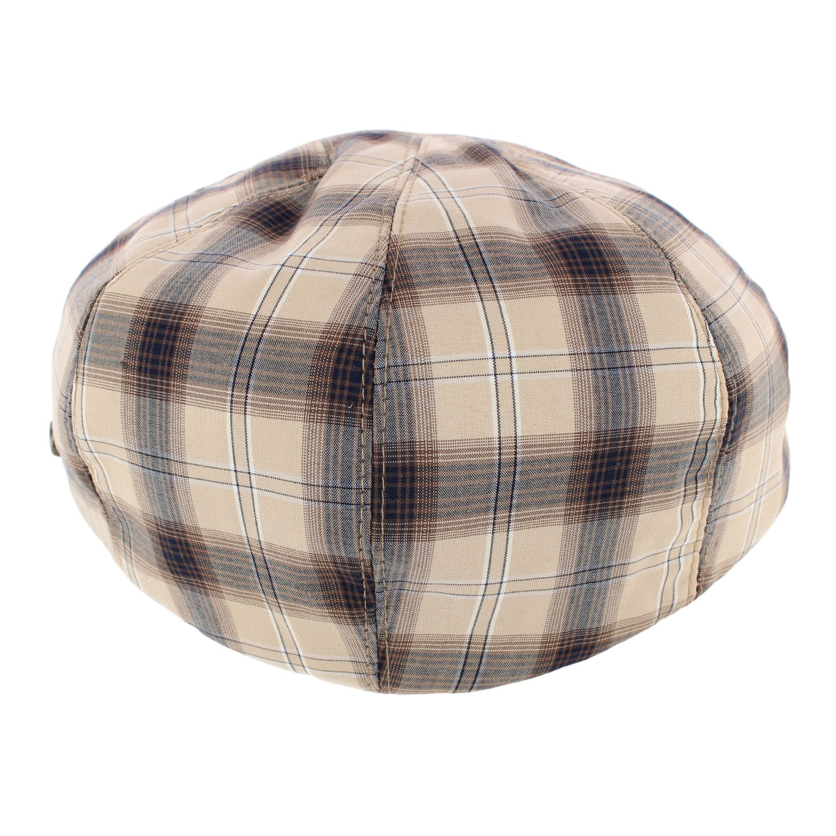 Epoch Hats Company Men's Slim Fit Plaid Ivy Cap - Khaki