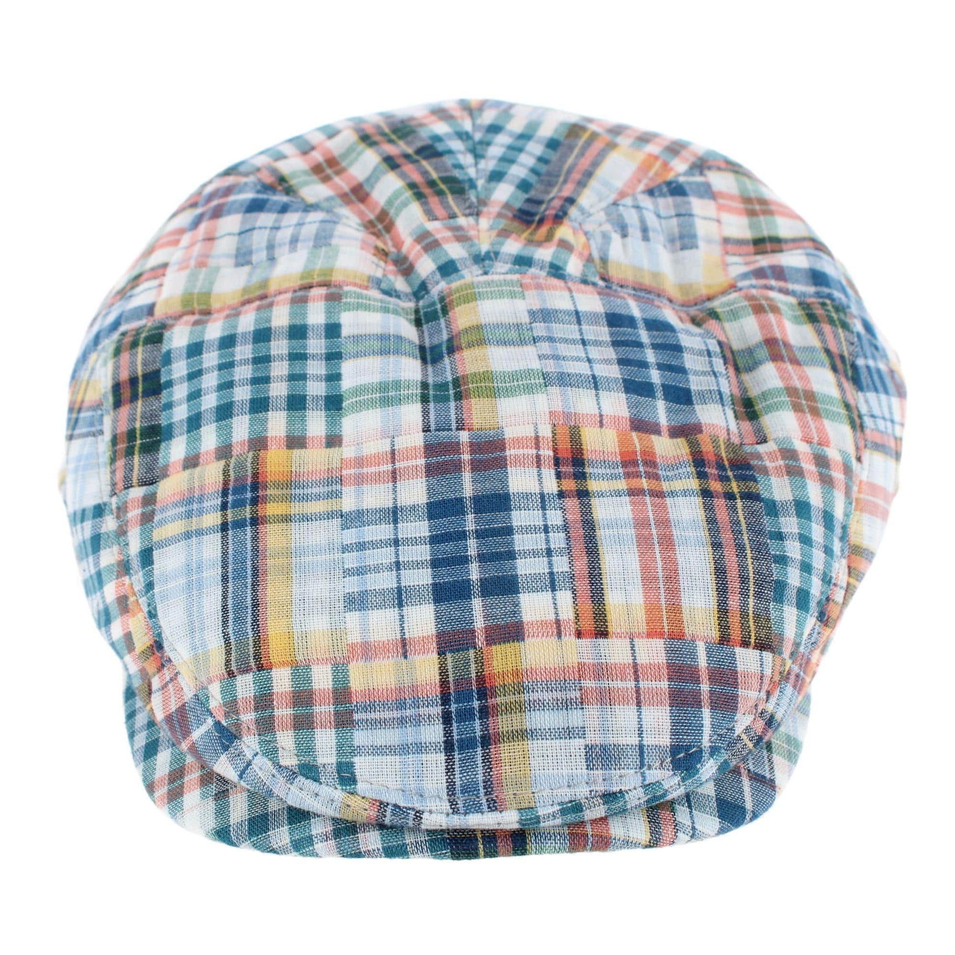 Epoch Hats Company Men's Patchwork Plaid Cotton Ivy Cap - Blue