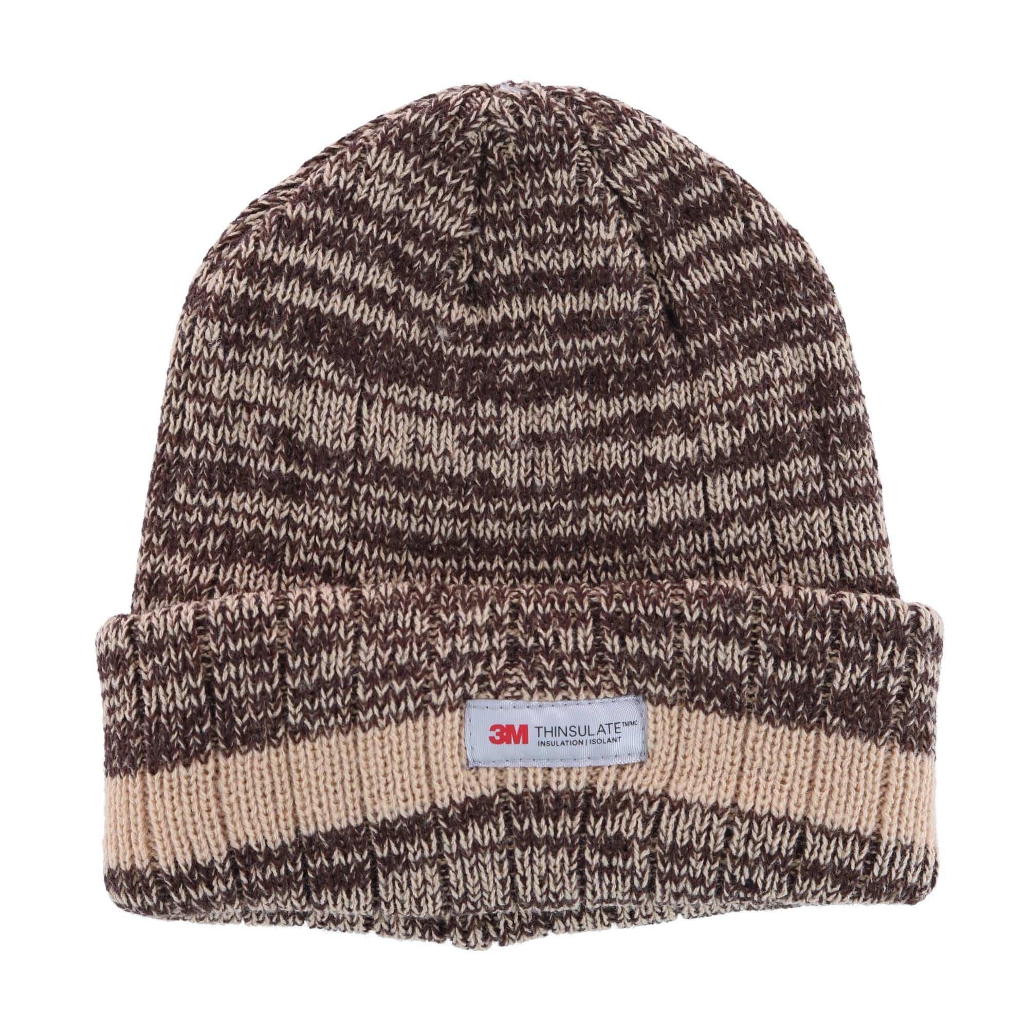 Epoch Hats Company Boy's One Size Thinsulate Lined Knit Winter Beanie Hat - Brown