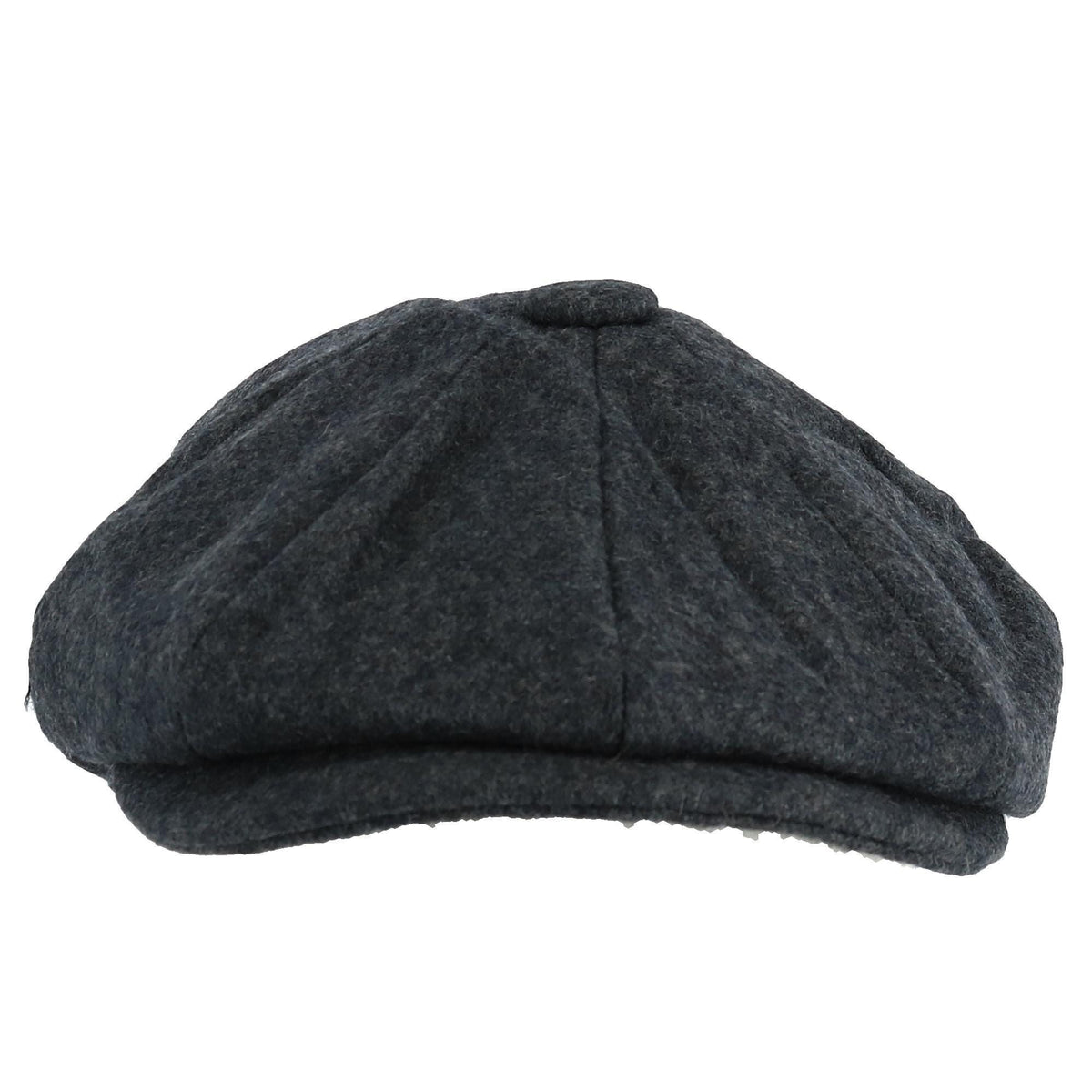 Epoch Hats Company Men's Melton Wool 8 Quarter Newsboy Cap - Grey