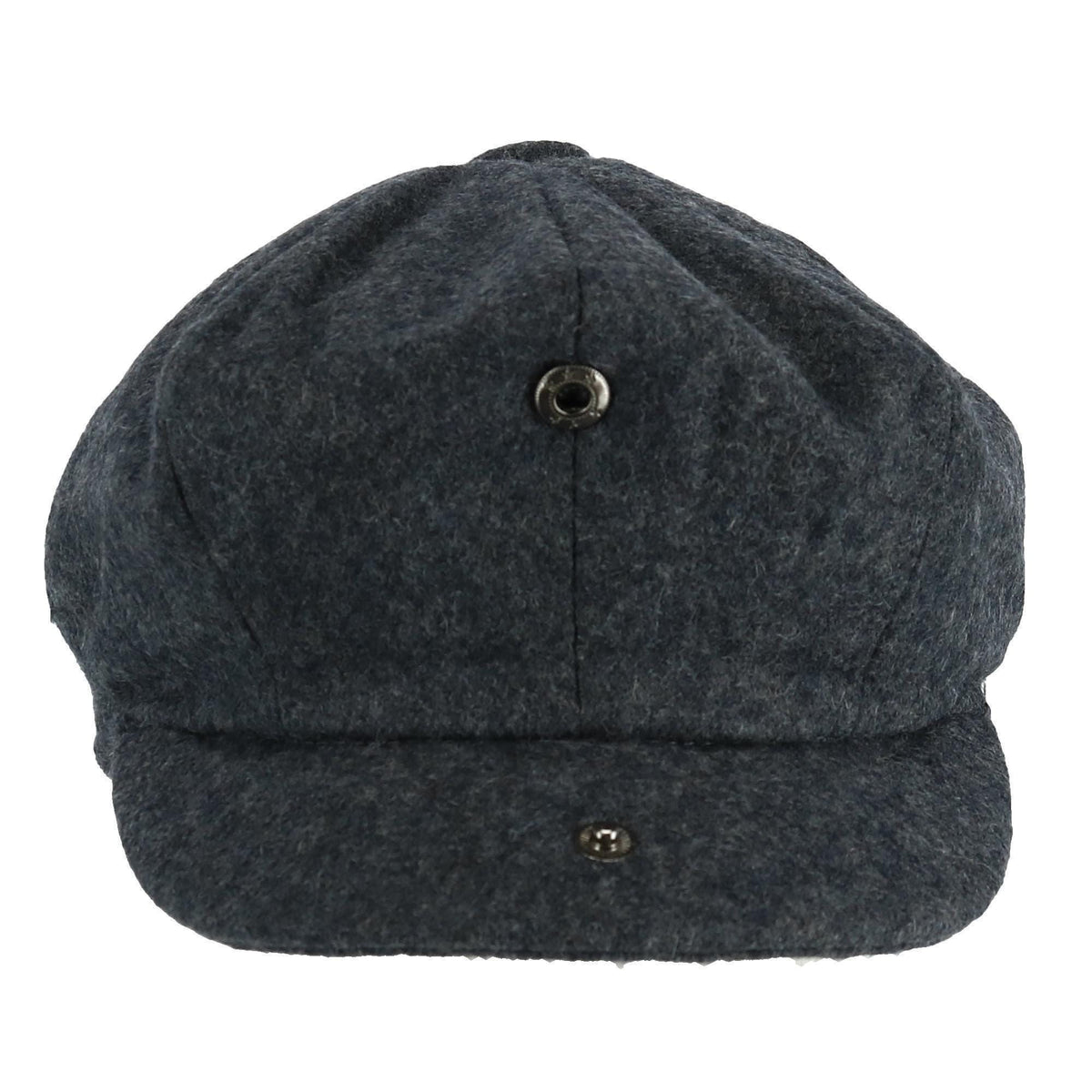 Epoch Hats Company Men's Melton Wool 8 Quarter Newsboy Cap - Grey