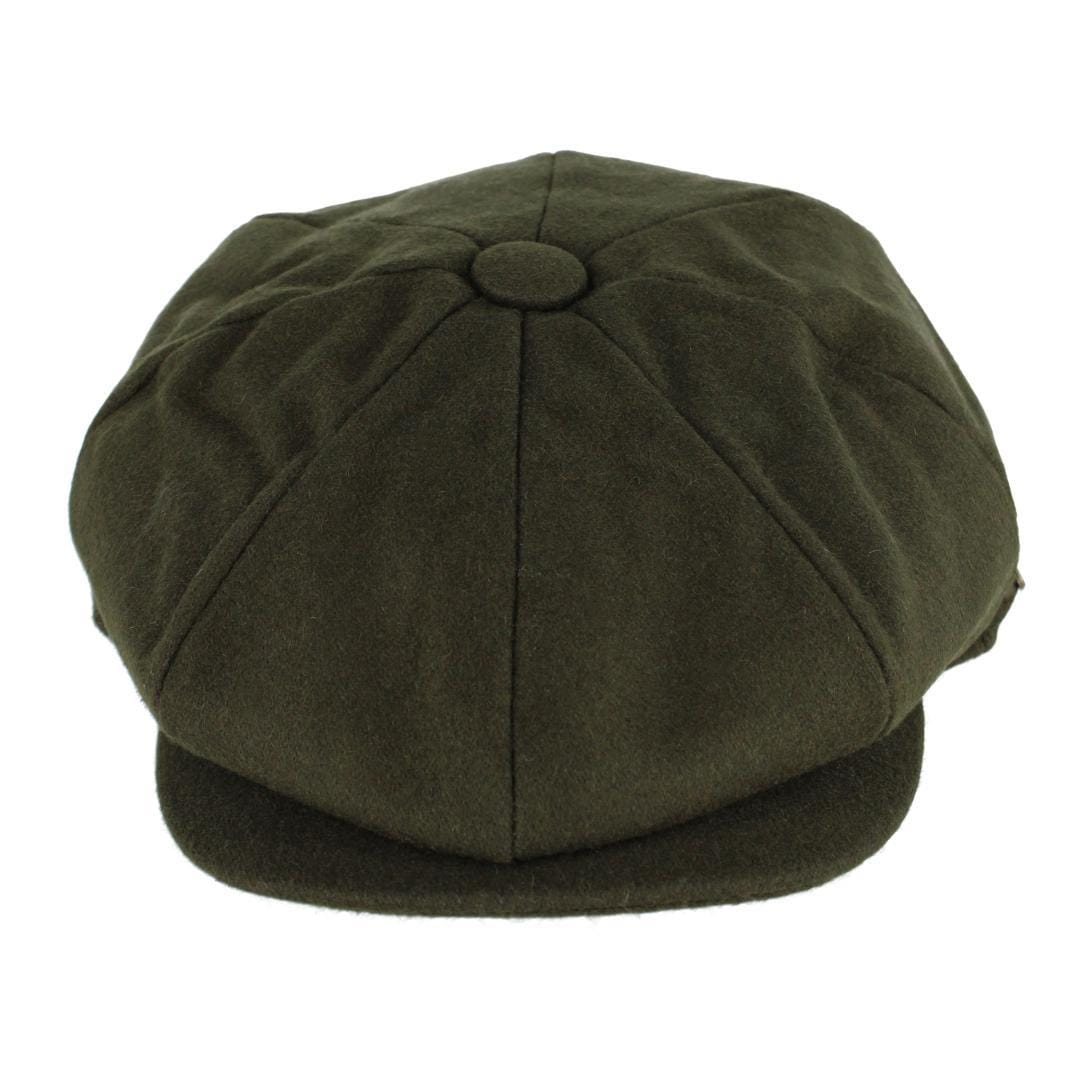 Epoch Hats Company Men's Melton Wool 8 Quarter Newsboy Cap