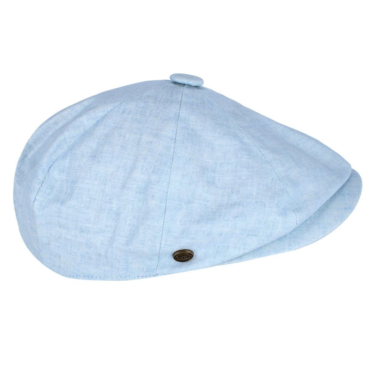 Epoch Hats Company Men's Linen Newsboy Cap - Light Blue