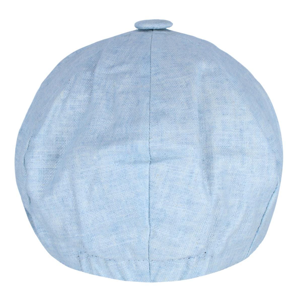 Epoch Hats Company Men's Linen Newsboy Cap - Light Blue