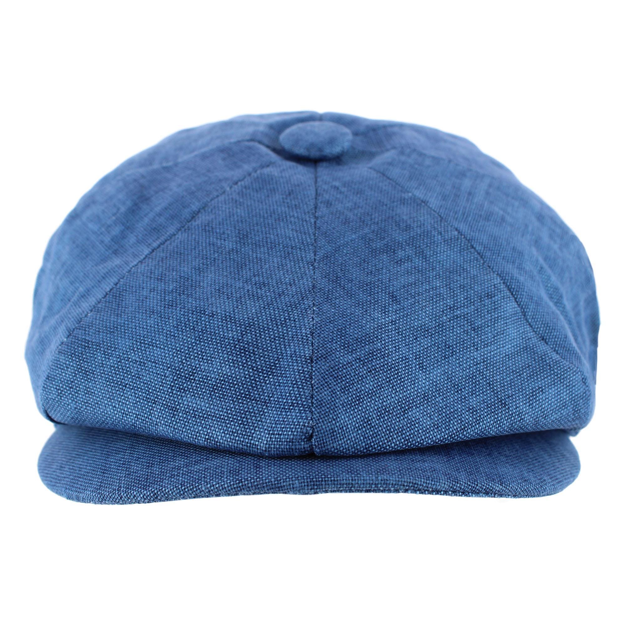 Epoch Hats Company Men's Linen Newsboy Cap - Men's Linen Newsboy Cap