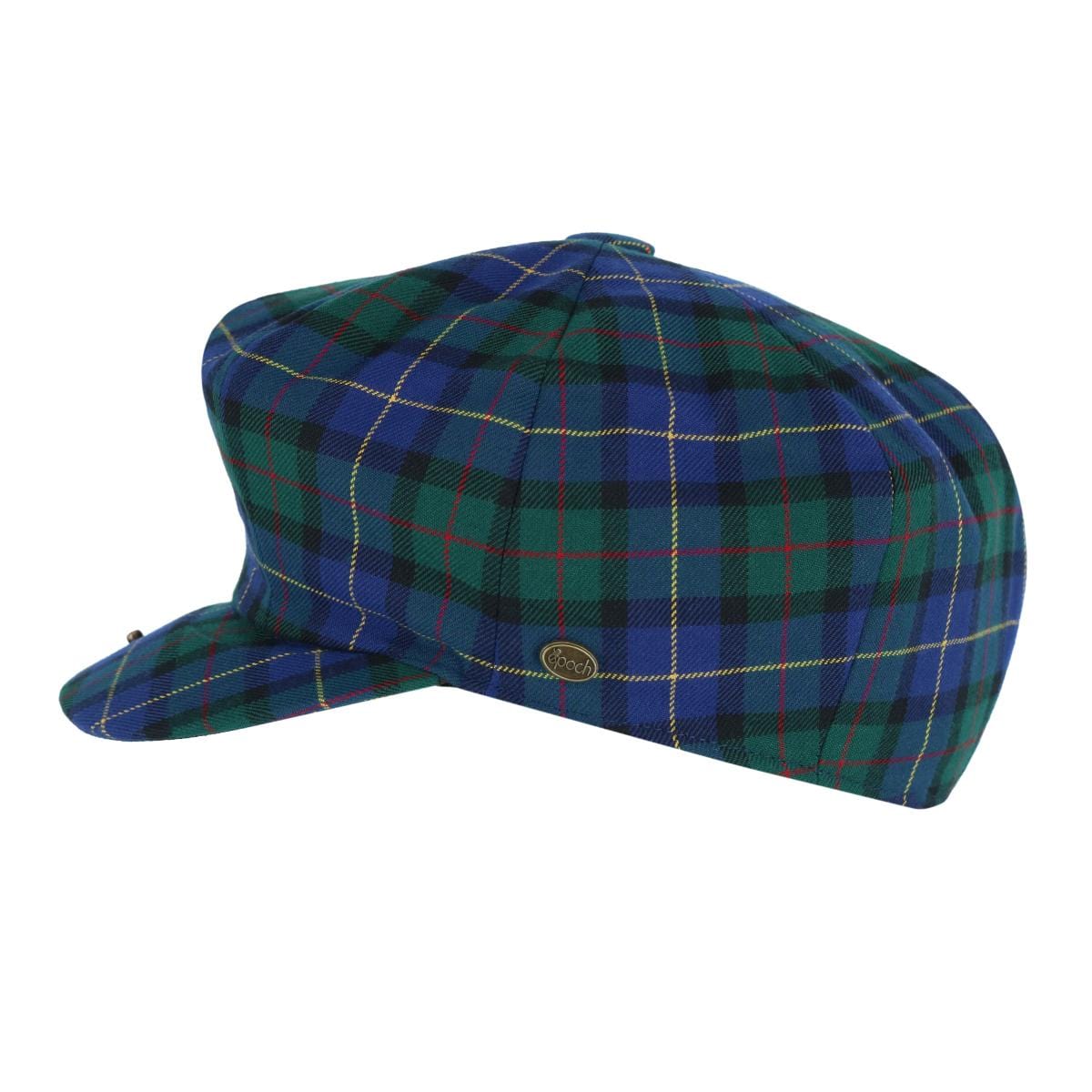 Epoch Hats Company Men's Tartan Plaid Wool Newsboy Cap - Purple