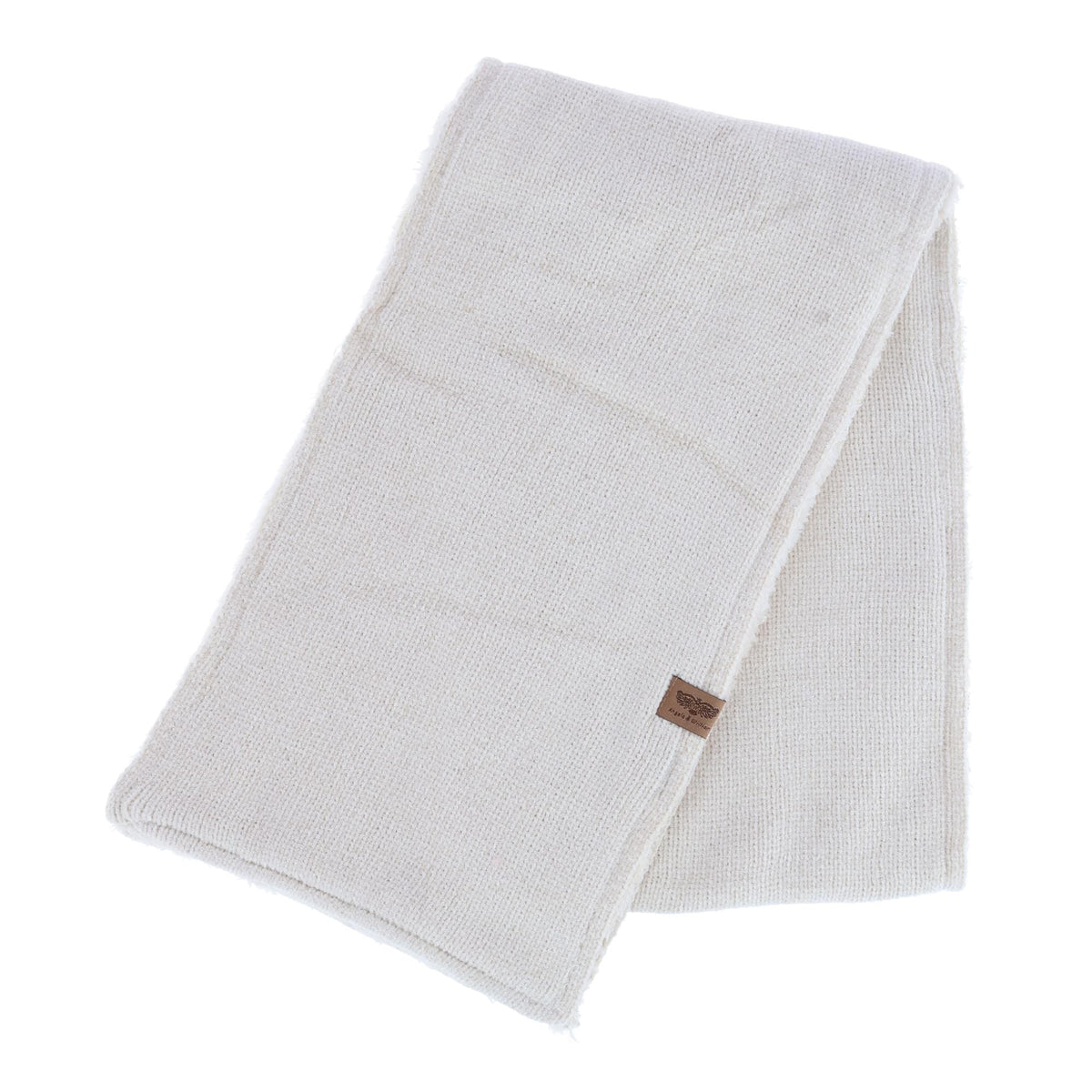 Epoch Hats Company Women's Knit Faux Sherpa Lined Winter Scarf - Beige