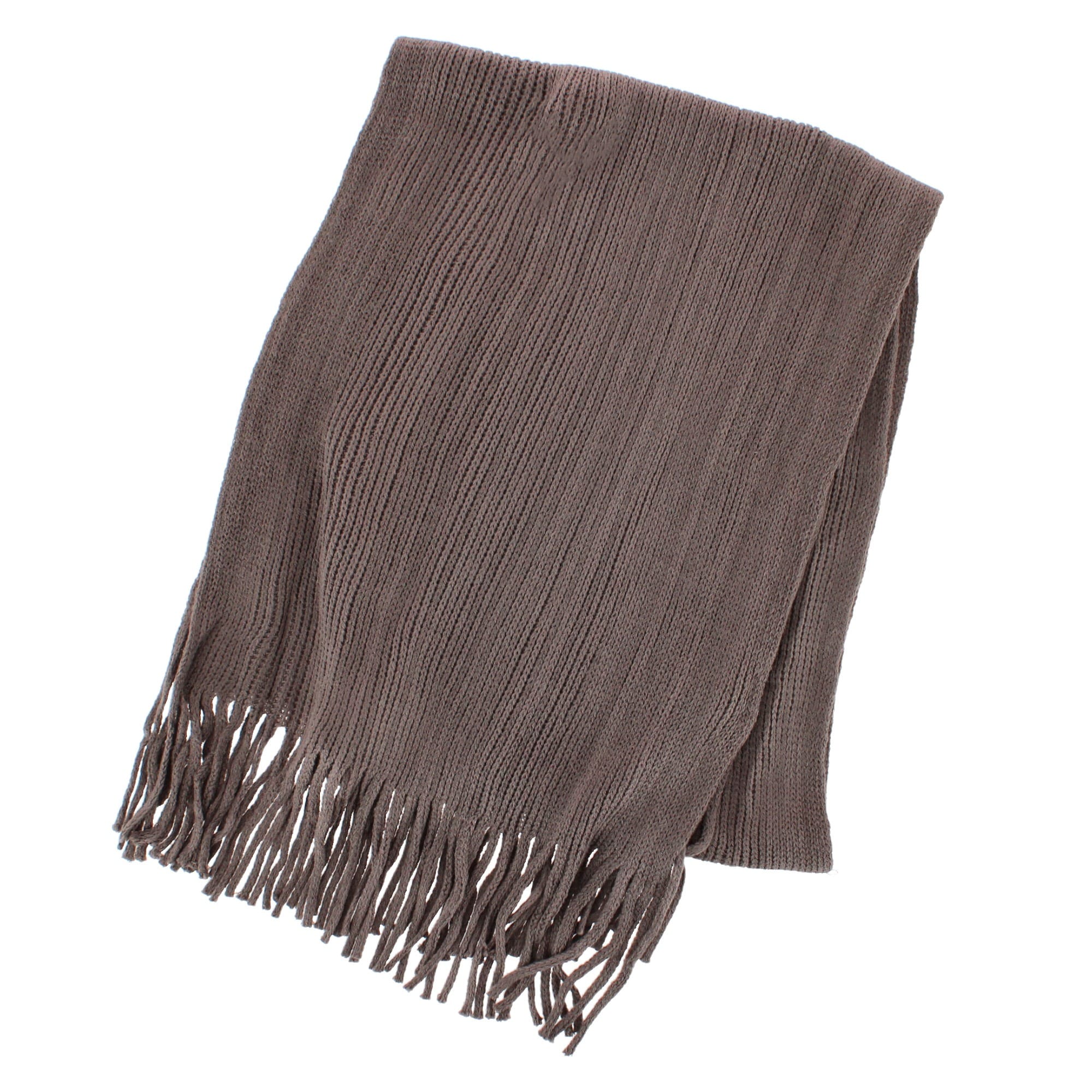 Epoch Hats Company Men's Classic Solid Color Knit Winter Scarf - Taupe