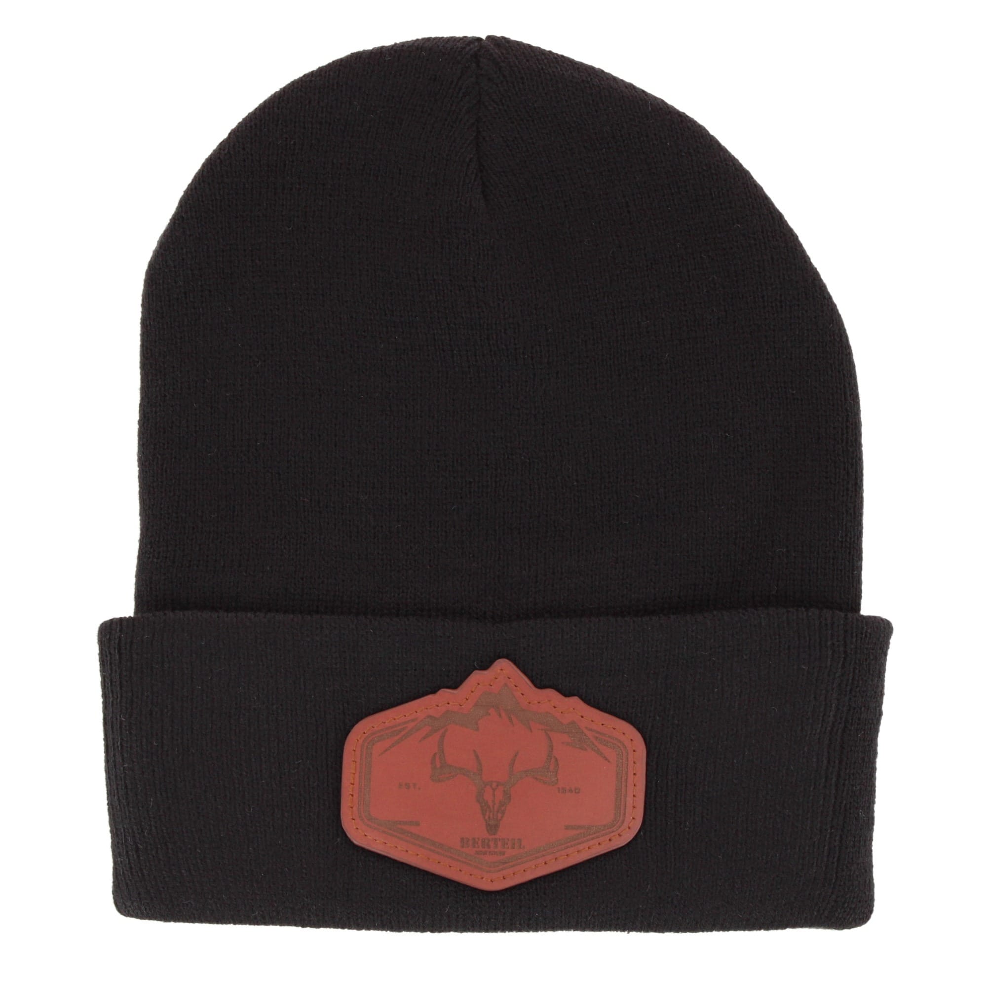Epoch Hats Company Men's Knit Winter Beanie with Deer Mountain Patch