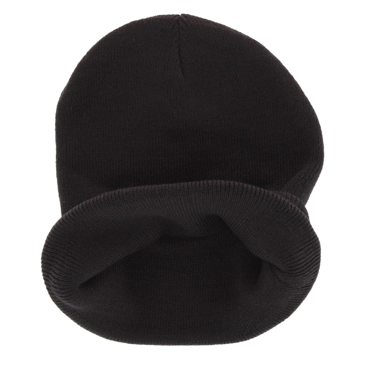 Epoch Hats Company Men's Knit Winter Beanie with Deer Mountain Patch - Black