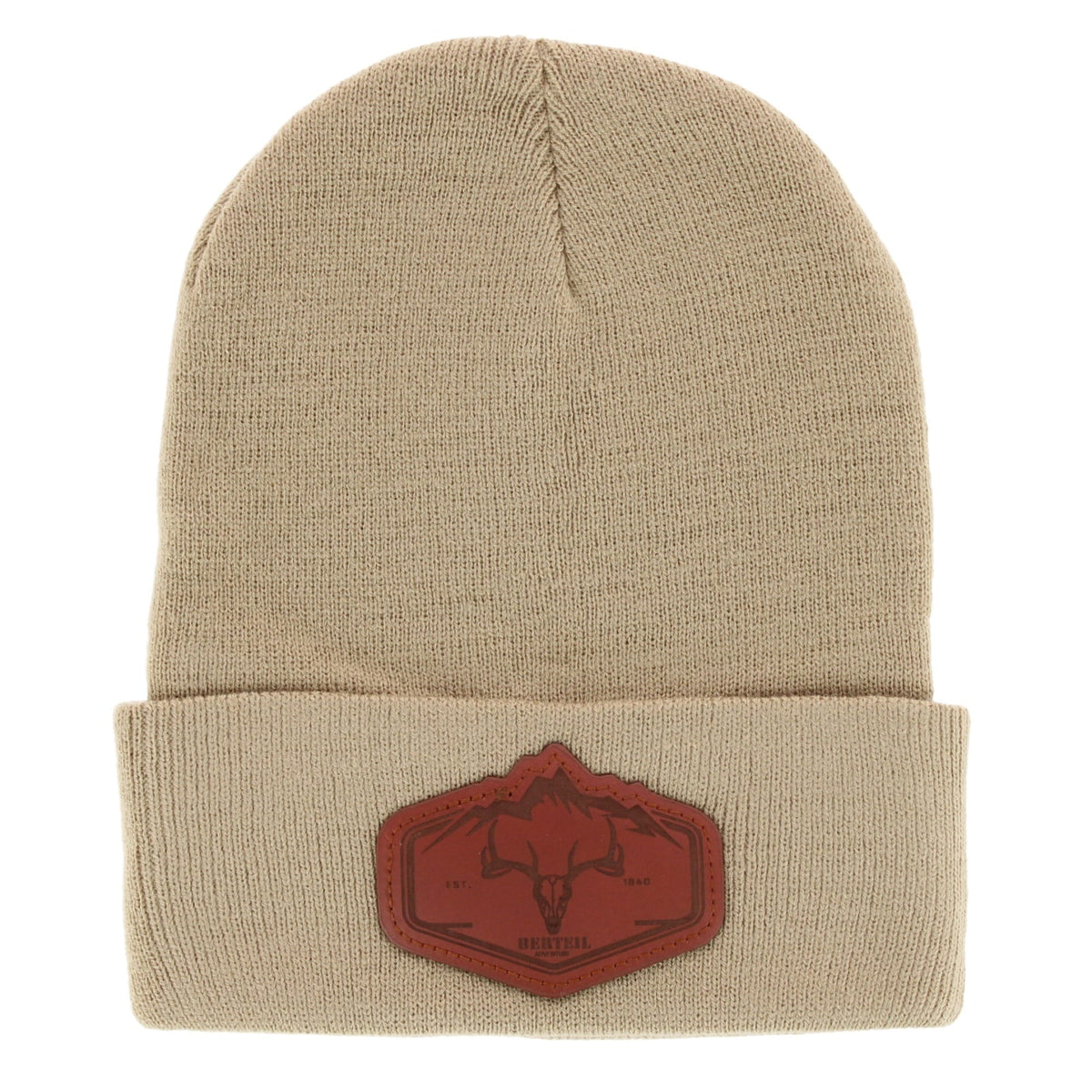Epoch Hats Company Men's Knit Winter Beanie with Deer Mountain Patch