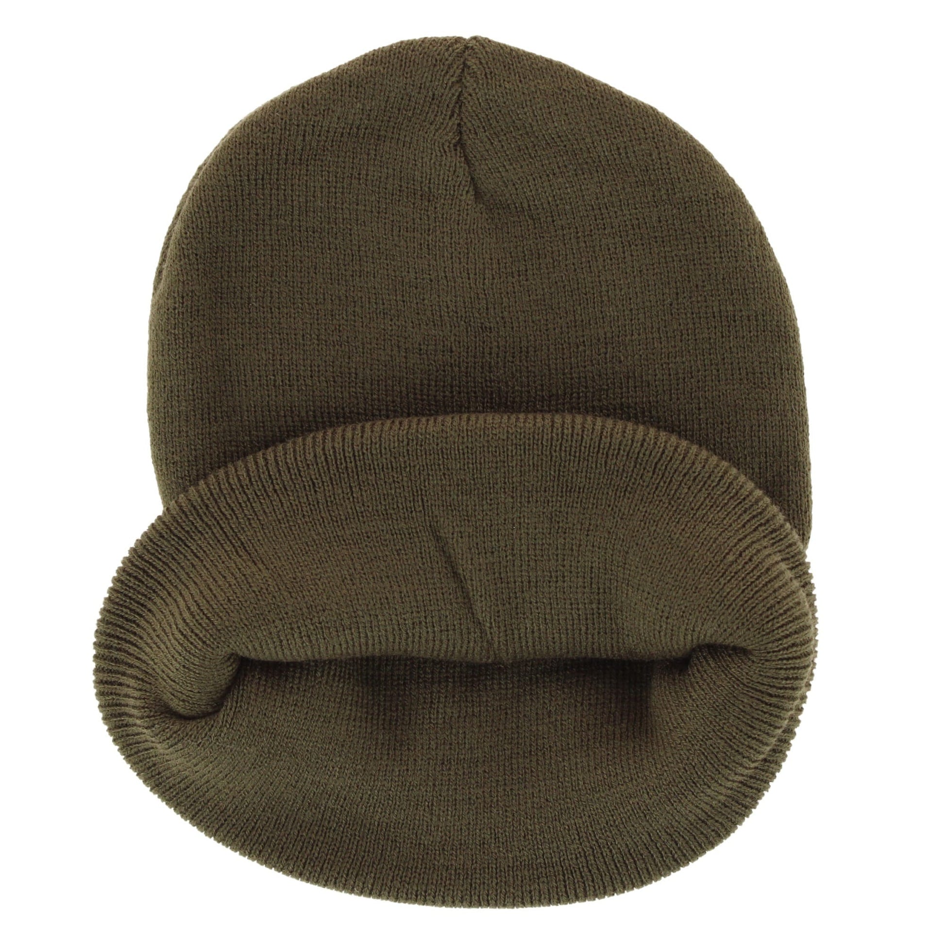 Epoch Hats Company Men's Knit Winter Beanie with Deer Mountain Patch - Olive