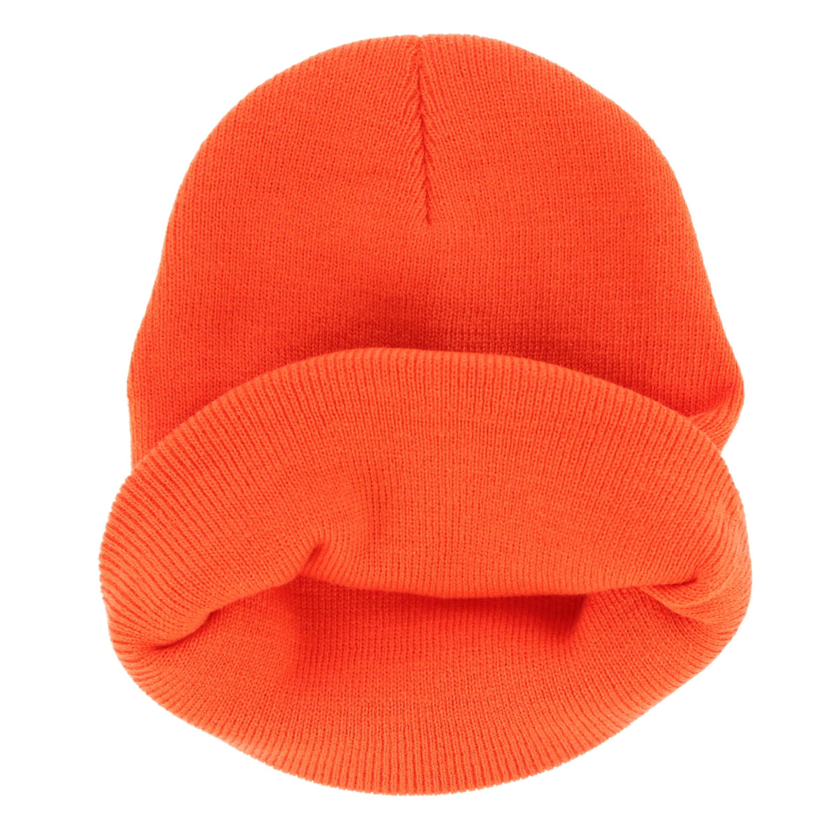 Epoch Hats Company Men's Knit Winter Beanie with Deer Mountain Patch - Orange
